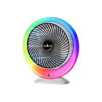 Портативний вентилятор з RGB-підсвічуванням VU-04  TYPE-C зарядка та  акумулятор